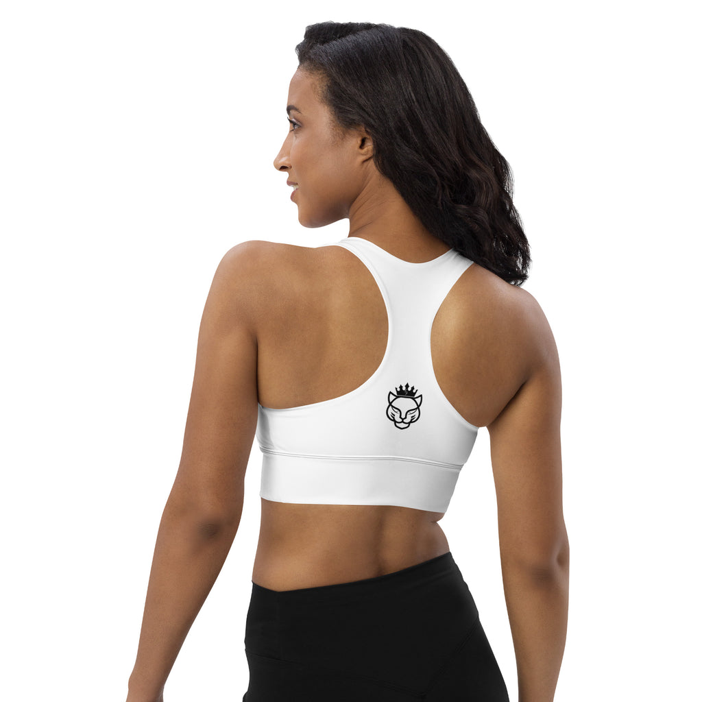 SavagePanther™ | Black&White Premium Longline Sports Bra