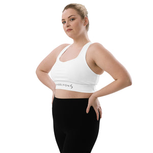 SavageLyon™ | Black&White Premium Longline Sports Bra