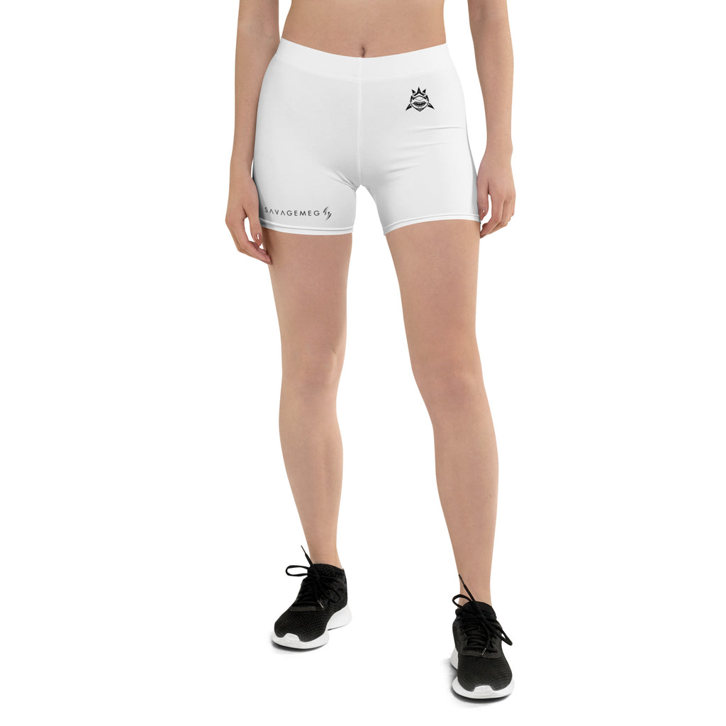 SavageMeg™ | Black&White Performance Shorts