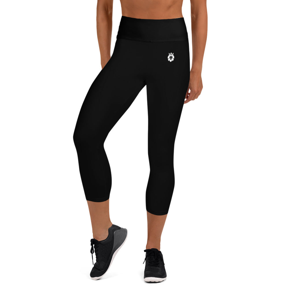 SavageLyon™ | Black&White Premium Capri Leggings