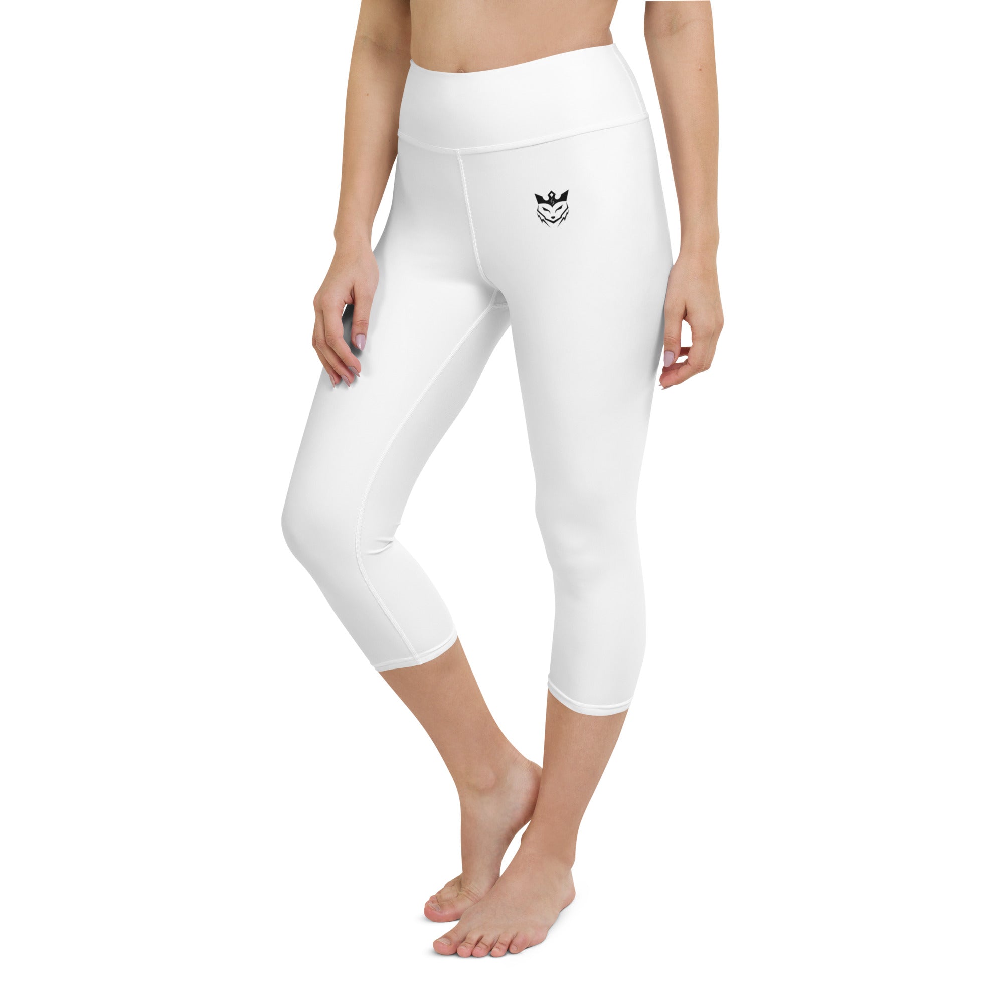 SavageWolf™ | Black&White Premium Capri Leggings