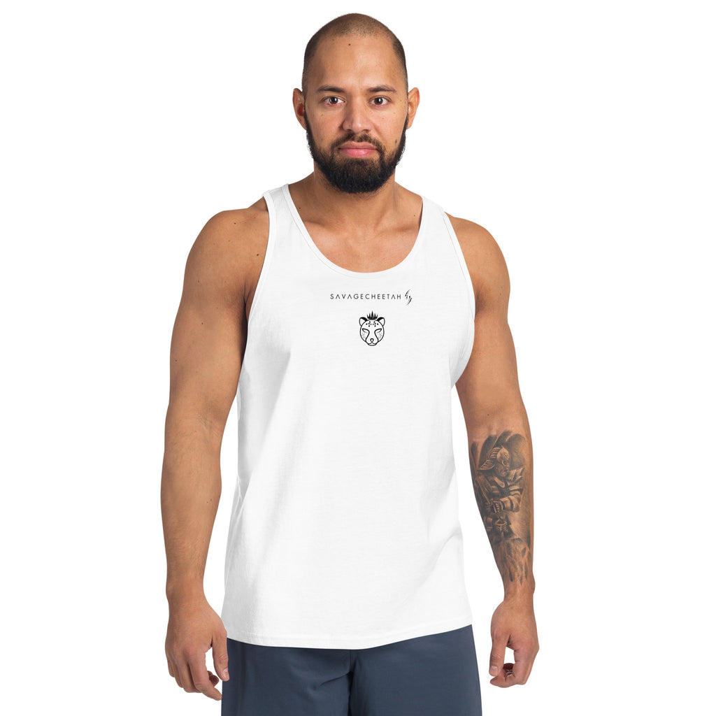 SavageCheetah™  | Black&White Men's Tank Top