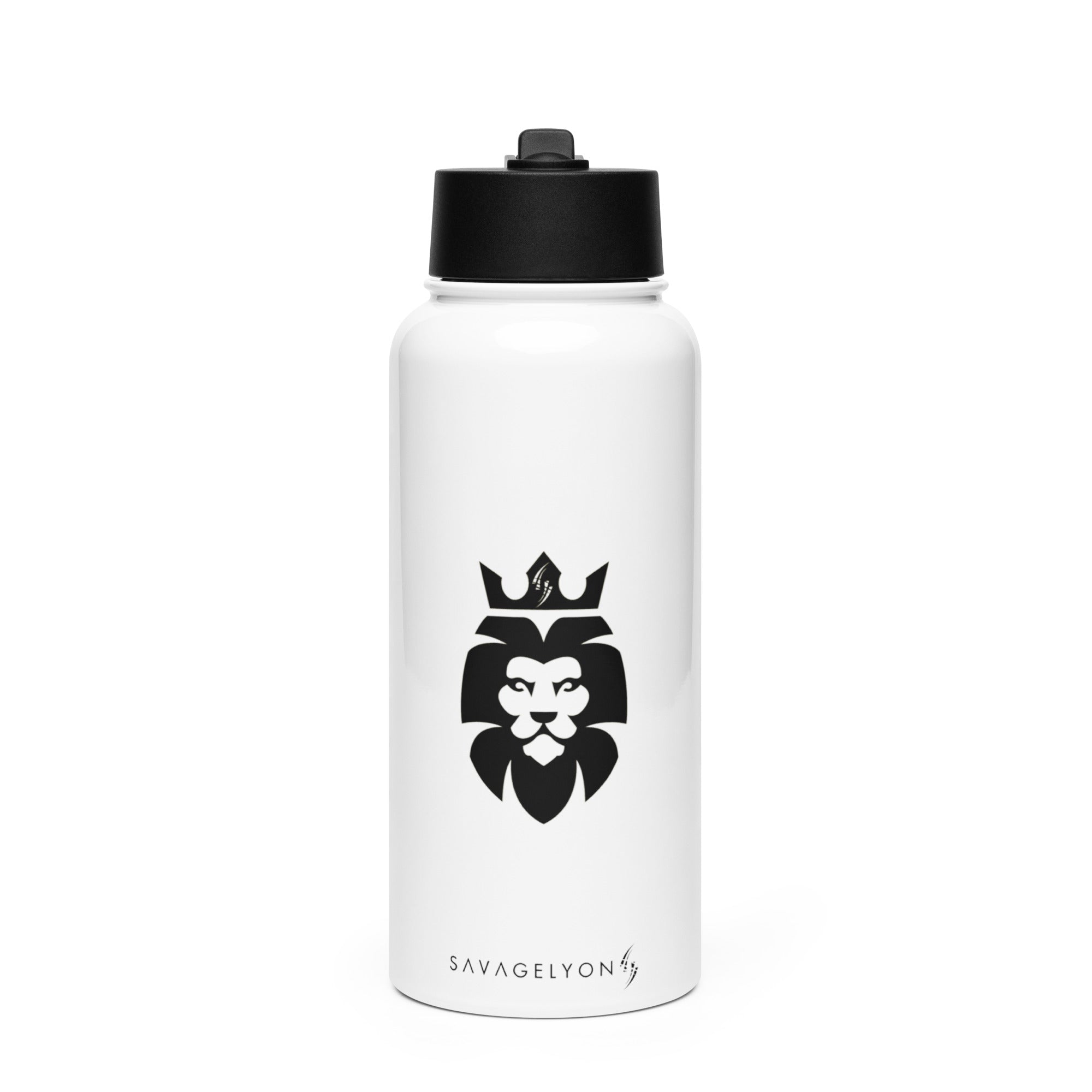 SavageLyon™ | Black&White Premium stainless steel water bottle