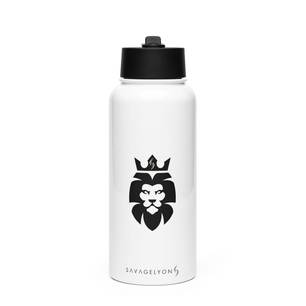 SavageLyon™ | Black&White Premium stainless steel water bottle