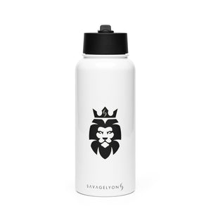 SavageLyon™ | Black&White Premium stainless steel water bottle