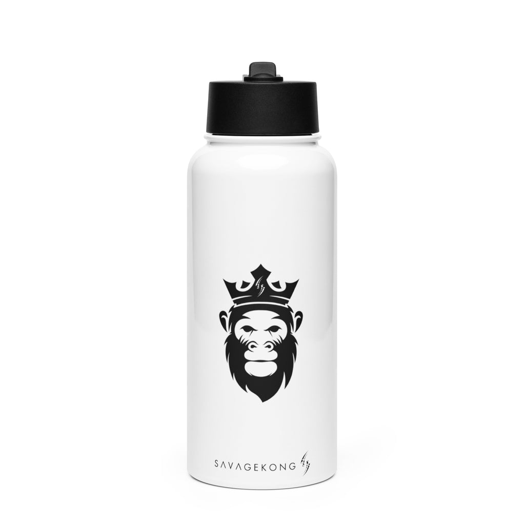 SavageKong™ | Black&White Premium stainless steel water bottle