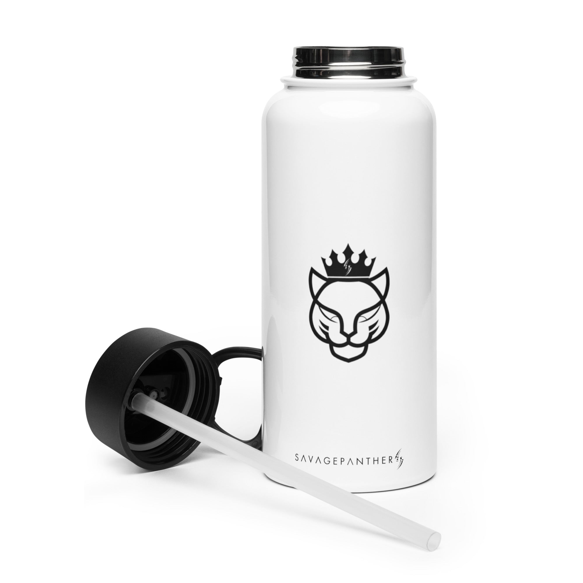 SavagePanther™ | Black&White Premium stainless steel water bottle