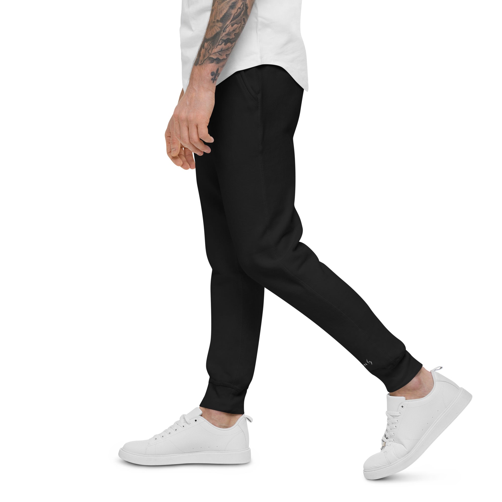 SavageLyon™ | Black&White Unisex Fleece Sweatpants